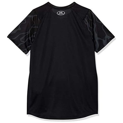 언더아머 Under Armour Mens Mk1 Tonal Print Short Sleeve Training Workout Shirt