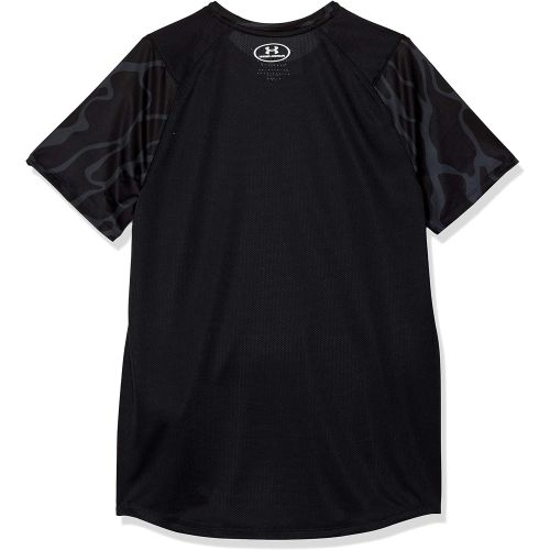 언더아머 Under Armour Mens Mk1 Tonal Print Short Sleeve Training Workout Shirt