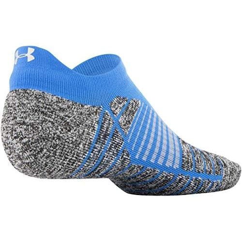 언더아머 Under Armour Adult Elevated+ Performance No Show Socks, 3-Pairs