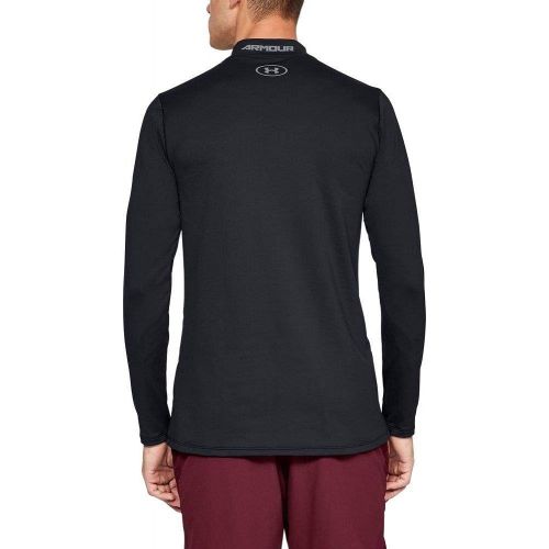 언더아머 Under Armour Mens ColdGear Fitted Mock Long-Sleeve T-Shirt