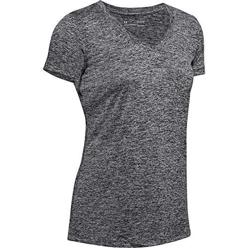 언더아머 Under Armour Womens Tech Short Sleeve V-neck - Twist