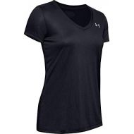 Under Armour Womens Tech Short Sleeve V-Neck - Solid