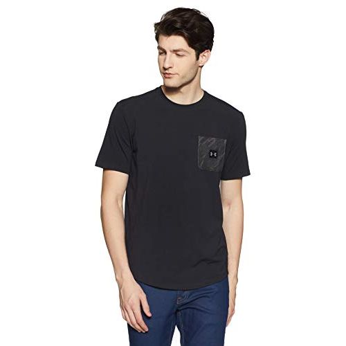 언더아머 Under Armour Mens Sportstyle Print Pocket Tee Short Sleeve