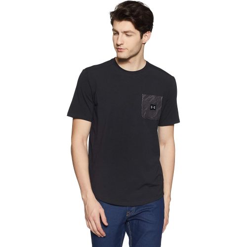 언더아머 Under Armour Mens Sportstyle Print Pocket Tee Short Sleeve