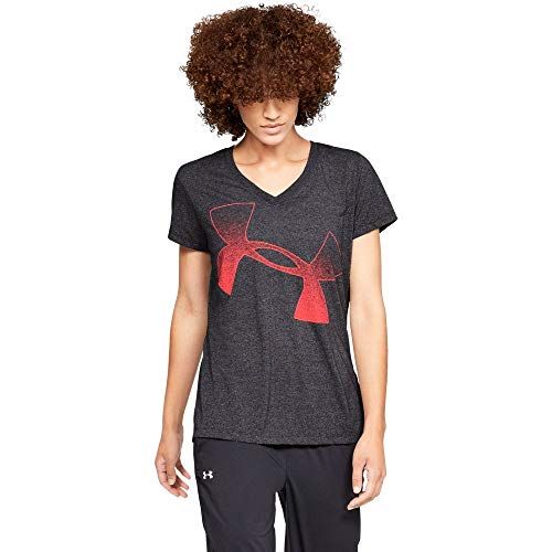 언더아머 Under Armour Womens Threadborne Short Sleeve V Graphic Short Sleeve