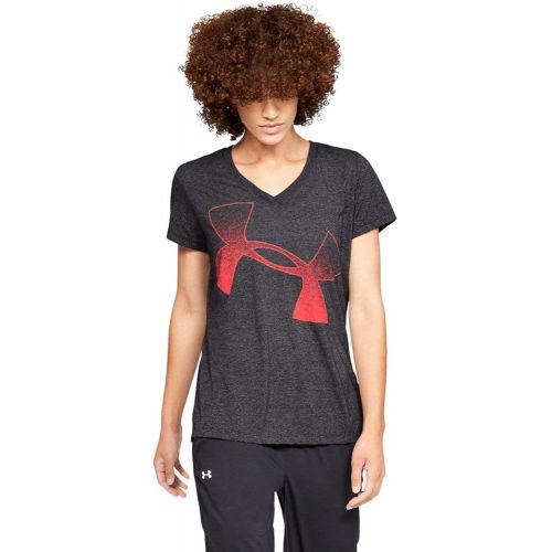 언더아머 Under Armour Womens Threadborne Short Sleeve V Graphic Short Sleeve