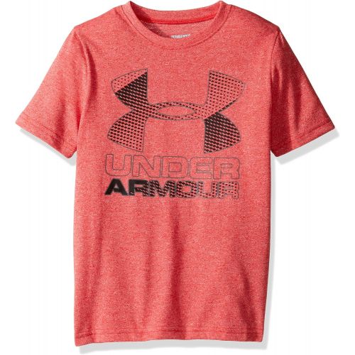 언더아머 Under Armour Boys Hybrid Big Logo T-Shirt