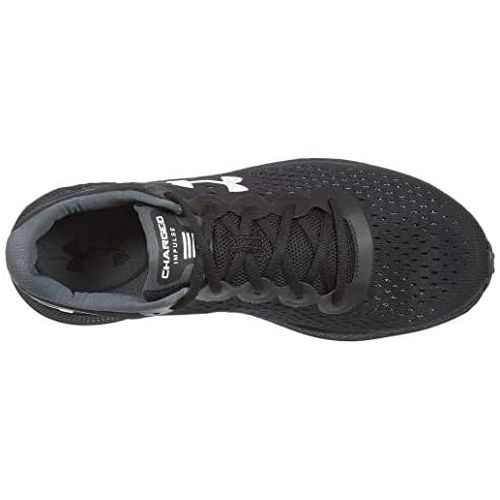 언더아머 Under Armour Mens Charged Impulse Running Shoe, Black (003)/Black, 12