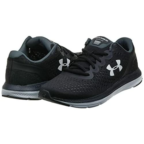 언더아머 Under Armour Mens Charged Impulse Running Shoe, Black (003)/Black, 12