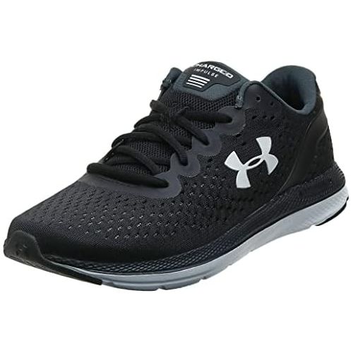 언더아머 Under Armour Mens Charged Impulse Running Shoe, Black (003)/Black, 12