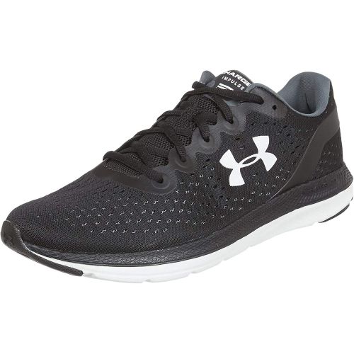 언더아머 Under Armour Mens Charged Impulse Running Shoe, Black (003)/Black, 12