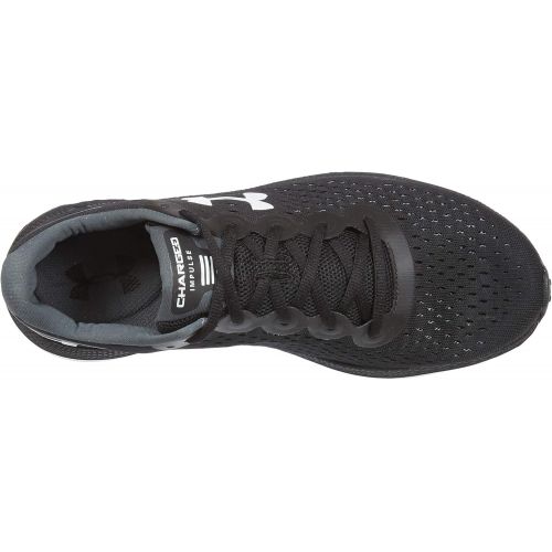 언더아머 Under Armour Mens Charged Impulse Running Shoe, Black (003)/Black, 12