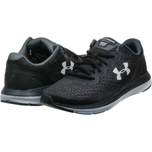 언더아머 Under Armour Mens Charged Impulse Running Shoe, Black (003)/Black, 12