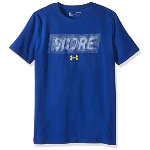 언더아머 Under Armour Boys lenticular Score More Short Sleeve Shirt