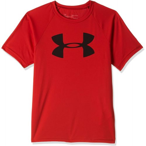 언더아머 Under Armour Boys Tech Big Logo Short Sleeve Gym T-Shirt