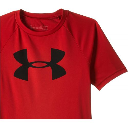 언더아머 Under Armour Boys Tech Big Logo Short Sleeve Gym T-Shirt