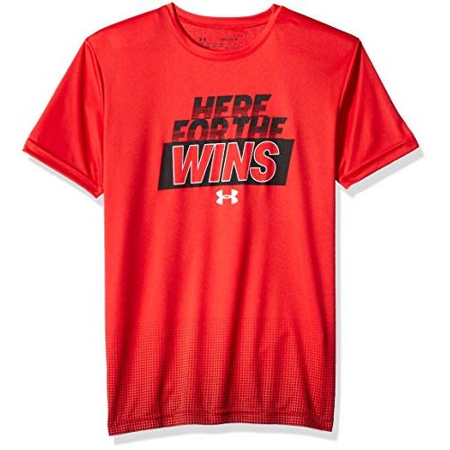 언더아머 Under Armour Under Armour Boys Here for the Wins Short Sleeve Tee Short Sleeve