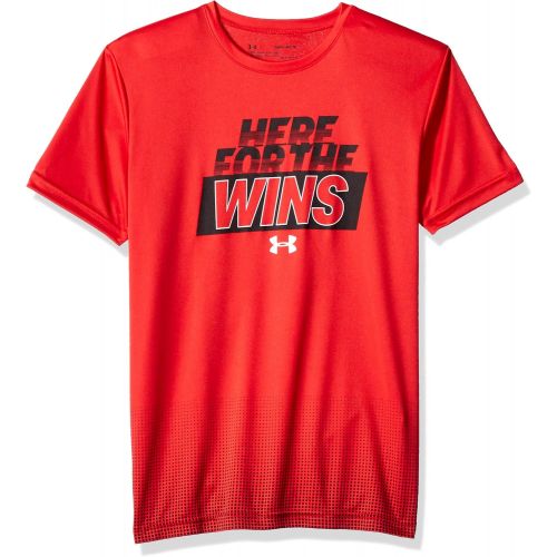 언더아머 Under Armour Under Armour Boys Here for the Wins Short Sleeve Tee Short Sleeve