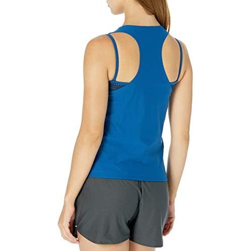 언더아머 Under Armour Womens Center Court Tank, Moroccan Blue (487)/Moroccan Blue, Medium