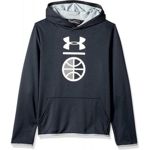 언더아머 Under Armour boys Armour Fleece Sport Logo Hoodie