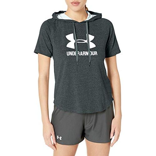 언더아머 Under Armour Under Armor Womens Sportstyle Short Sleeve Hoodie