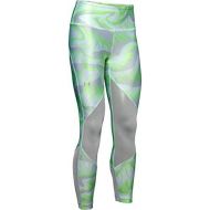 Under Armour Womens HeatGear Armour Mesh Ankle Crop Print Capri Leggings