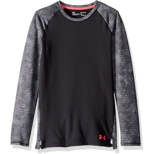 언더아머 Under Armour Girls Novelty ColdGear Crew