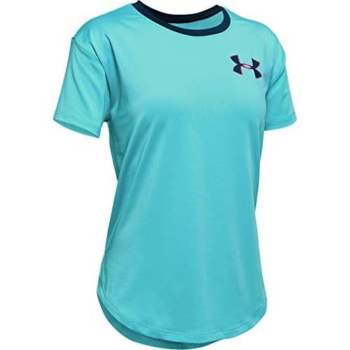 언더아머 Under Armour Girls Armour Heatgear Short-Sleeve