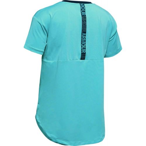 언더아머 Under Armour Girls Armour Heatgear Short-Sleeve