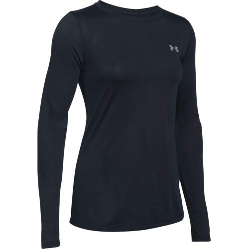 언더아머 Under Armour Under Armor Womens Tech Crew Long Sleeve