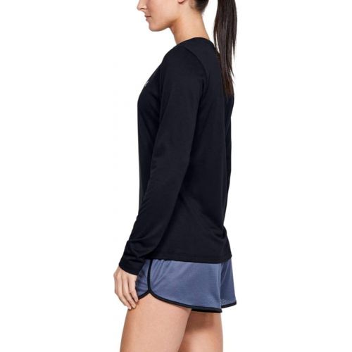 언더아머 Under Armour Under Armor Womens Tech Crew Long Sleeve