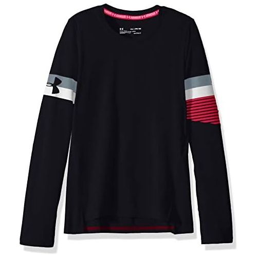 언더아머 Under Armour Girls HeatGear Armour Long Sleeve Long Sleeve