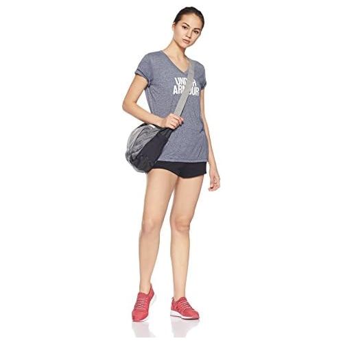 언더아머 Under Armour Womens Threadborne Train Wordmark V-Neck - Twist Shirt