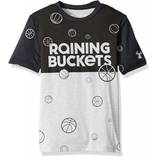 언더아머 Under Armour Boys Raining Buckets Ss Tee Short Sleeve