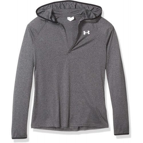 언더아머 Under Armour Womens Tech Long Sleeve Hooded Henley