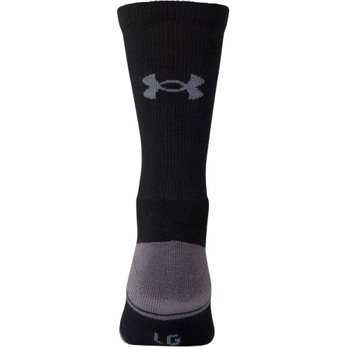 언더아머 Under Armour unisex-adult Resistor 3.0 Crew Socks, 6-pairs