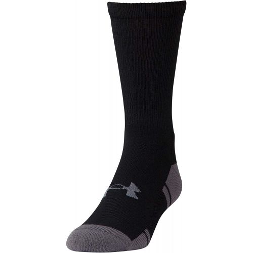 언더아머 Under Armour unisex-adult Resistor 3.0 Crew Socks, 6-pairs