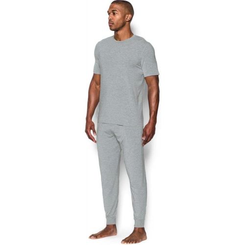 언더아머 Under Armour Mens Athlete Recovery Sleepwear Short Sleeve Shirt