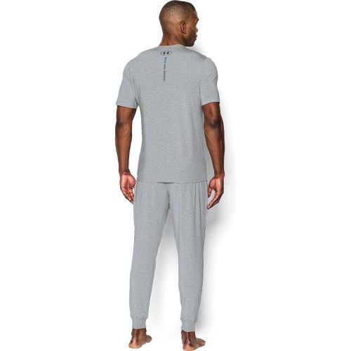 언더아머 Under Armour Mens Athlete Recovery Sleepwear Short Sleeve Shirt