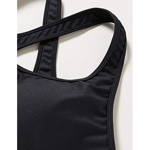 언더아머 Under Armour Womens HeatGear Armour Mid Impact Crossback Sports Bra