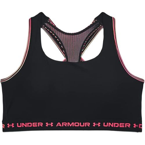 언더아머 Under Armour Womens Mid Crossback 80s Sports Bra