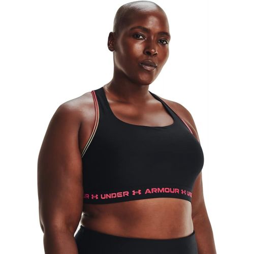 언더아머 Under Armour Womens Mid Crossback 80s Sports Bra