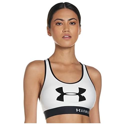 언더아머 Under Armour Womens Mid Keyhole Graphic Bra