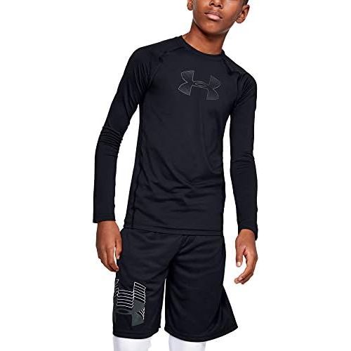 언더아머 Under Armour Boys HeatGear Armour Long Sleeve T-Shirt