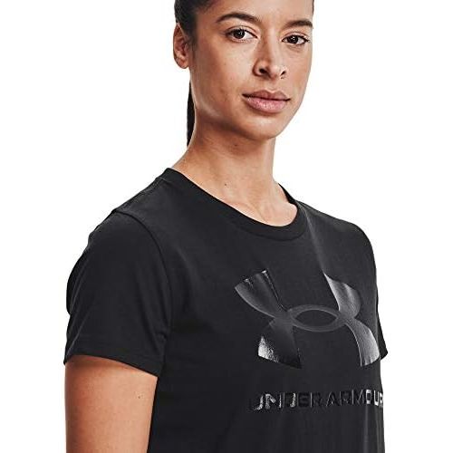 언더아머 Under Armour Womens Live Sportstyle Graphic Short Sleeve Crew Neck T-shirt