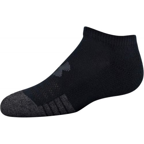 언더아머 Under Armour Youth Performance Tech No Show Socks, Multipairs