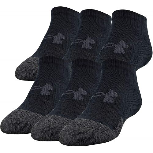 언더아머 Under Armour Youth Performance Tech No Show Socks, Multipairs