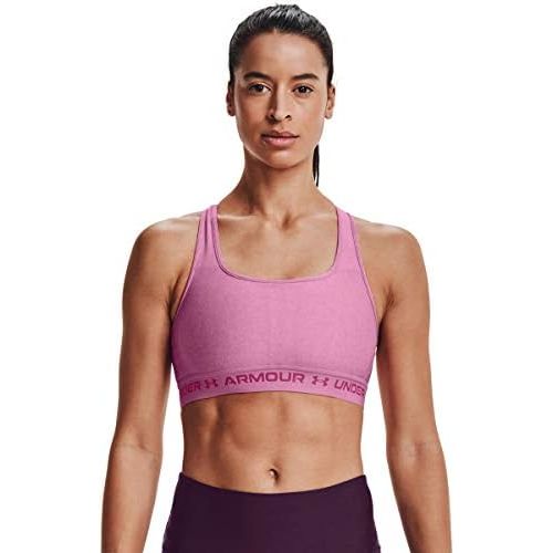 언더아머 Under Armour Womens Crossback Mid Heather Bra