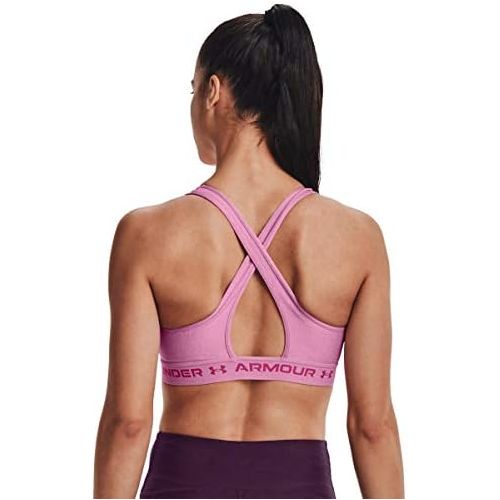 언더아머 Under Armour Womens Crossback Mid Heather Bra