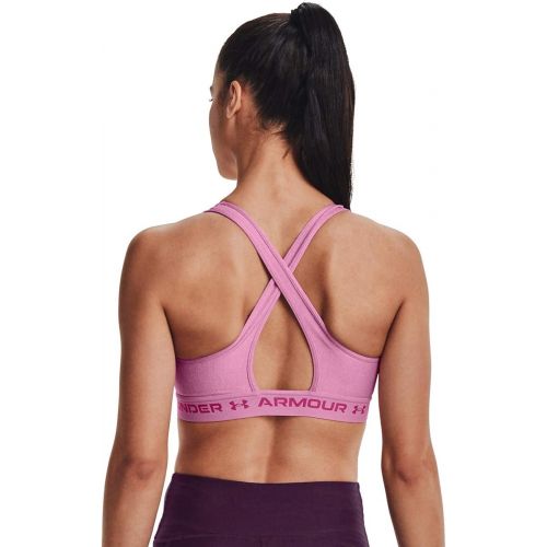 언더아머 Under Armour Womens Crossback Mid Heather Bra